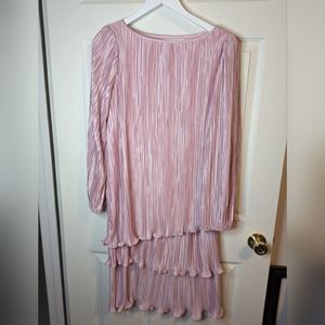 Vintage JCPenney pink ruffle tiered dress size 9/10 READ CONDITION